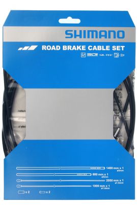 Shimano Dura-ace Road Brake Cable Set Polymer Coated Inners Black