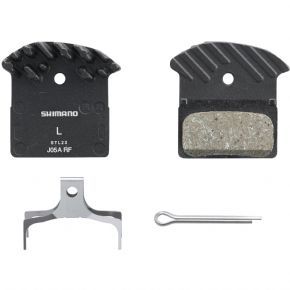 Shimano J05a-rf Disc Pads And Spring Alloy Back With Cooling Fins Resin