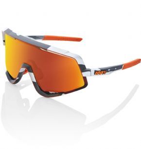 100% Glendale Sunglasses Grey Camo/hiper Red Multilayer Lens