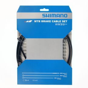 Shimano Mtb Brake Cable Set With Stainless Steel Inner Wire Black