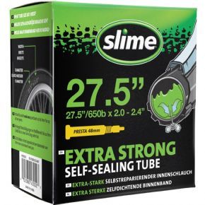 Slime Extra Strong Self-sealing Inner Tube 27.5 X 2.00-2.40 Presta Valve