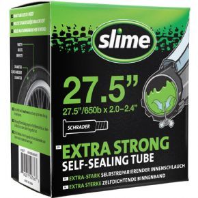 Slime Extra Strong Self-sealing Inner Tube 27.5 X 2.00-2.40 Schrader Valve