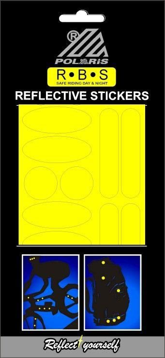 Polaris Rbs Stickers fluo Yellow one Size