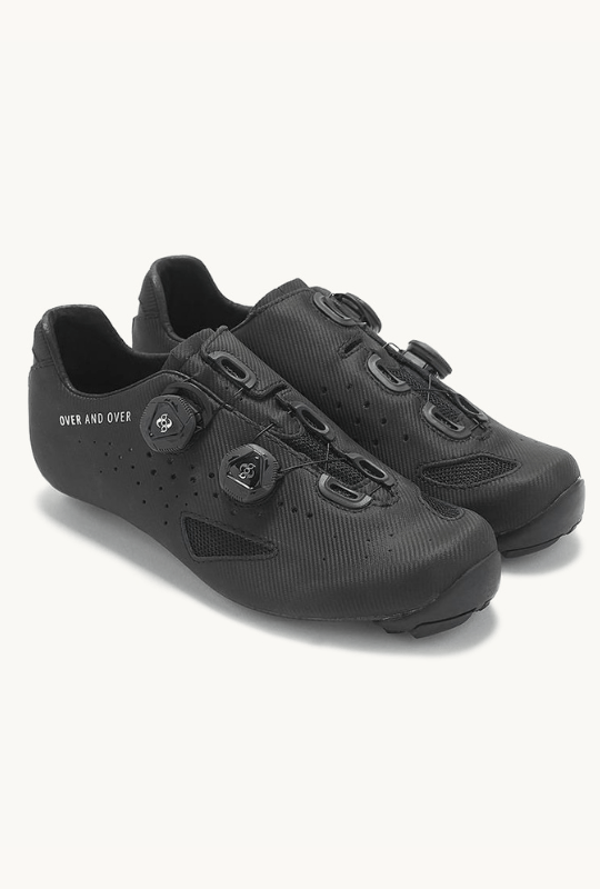 Pcs  Over And Over - Carbon Road Shoes Black  38 / Black