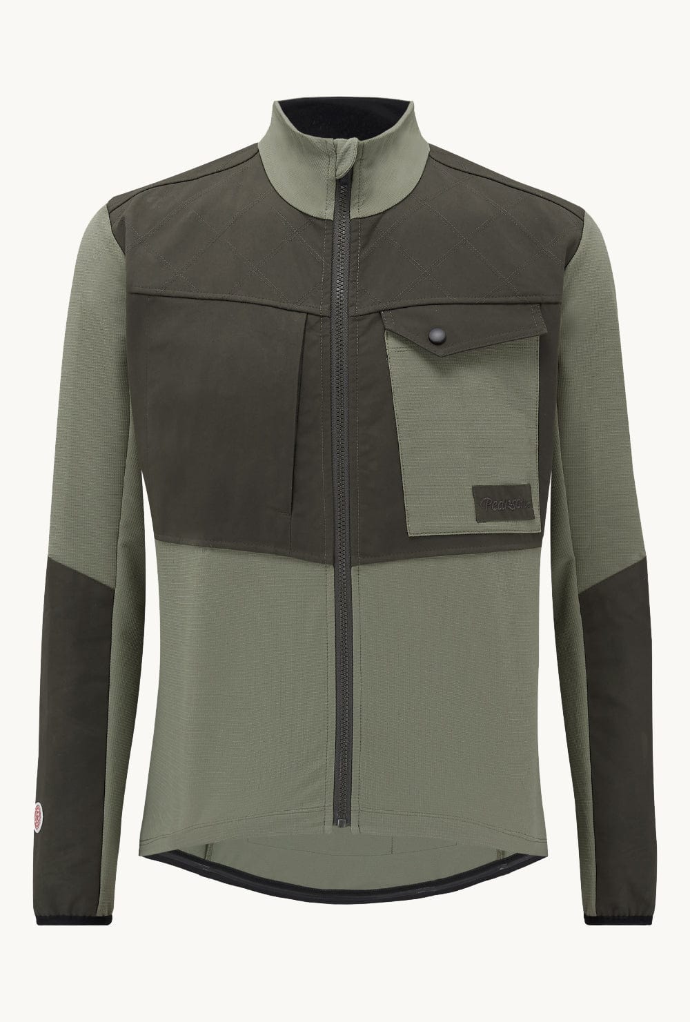Pearson 1860  Because Its There - Green Adventure Long Sleeve Cycling Jacket  Pine Green / Small