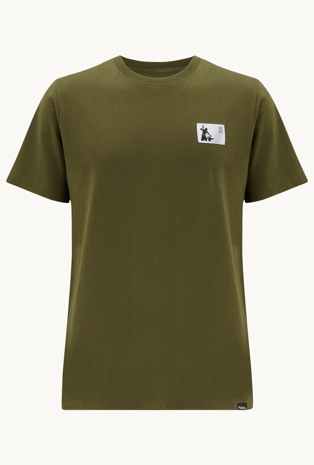 Pearson 1860  Put The Hammer Down - 100% Organic Cotton Unisex Cycling T-shirt Olive  Large / Olive