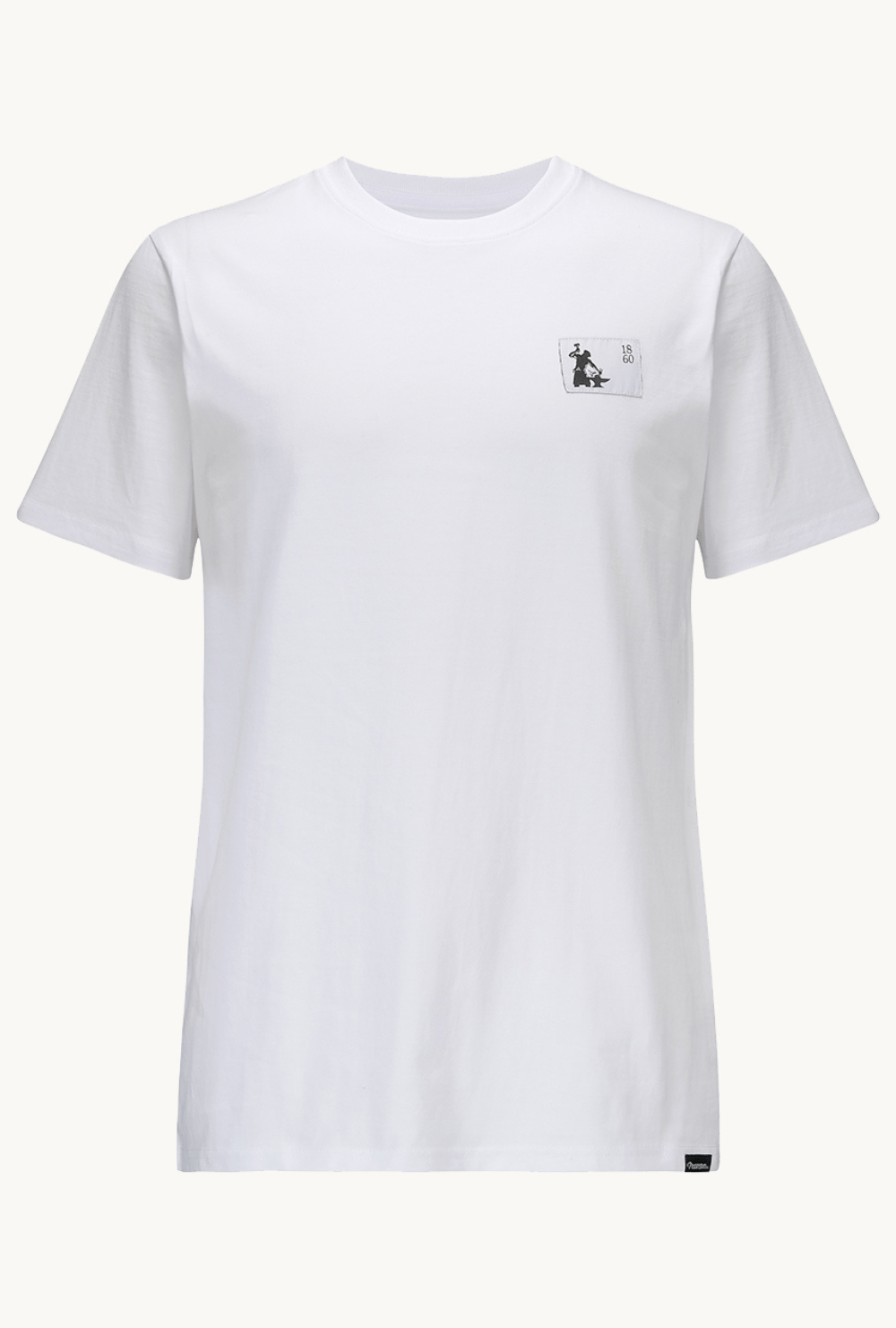 Pearson 1860  Put The Hammer Down - 100% Organic Cotton Unisex Cycling T-shirt White  Medium / White