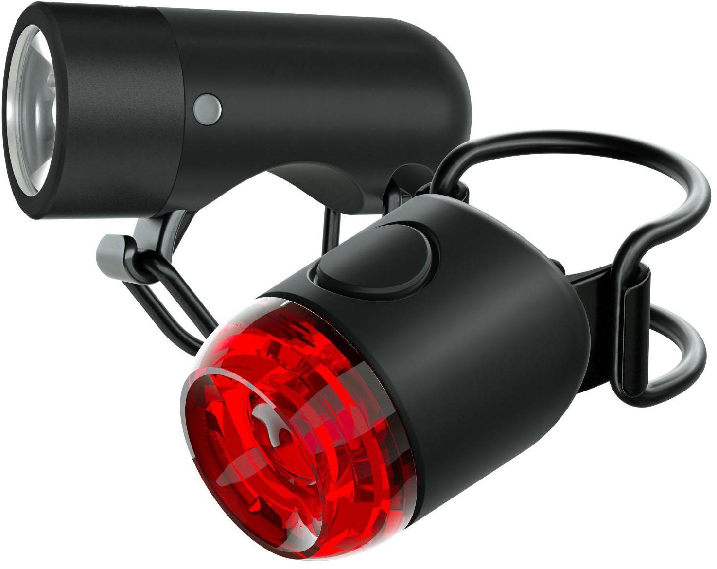 Knog Plug FrontandRear Light Set - Black