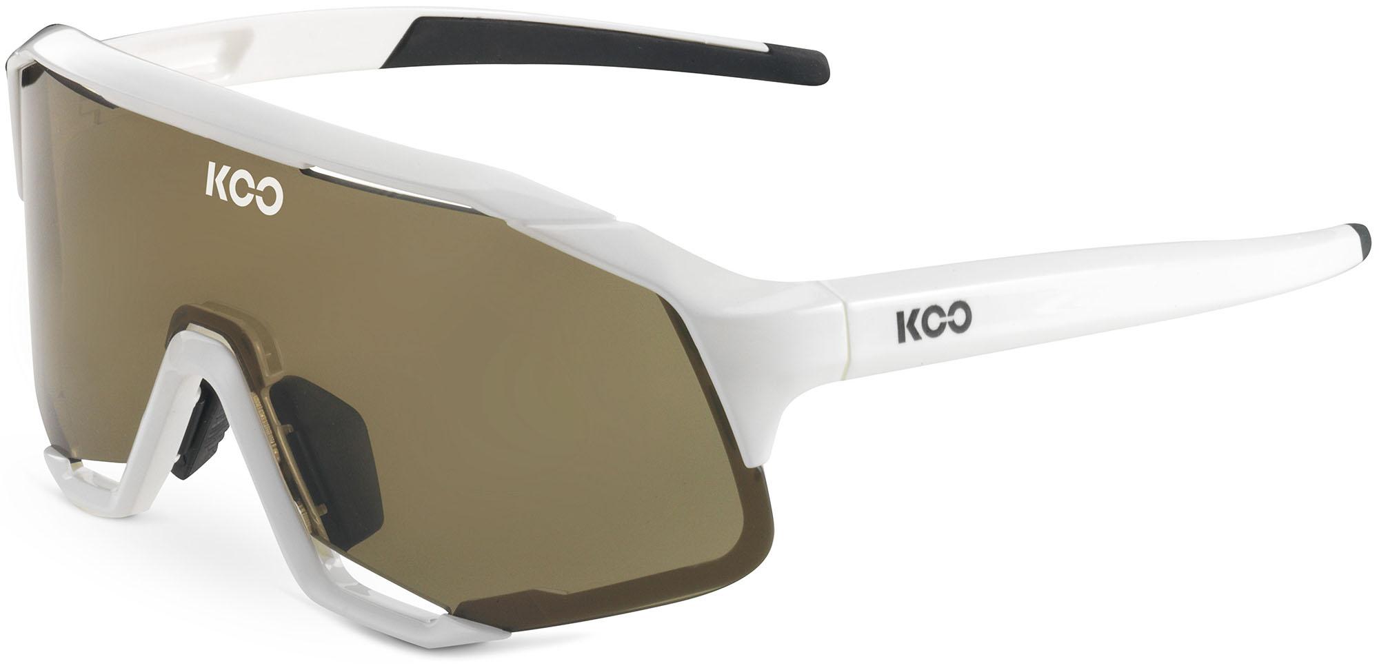 Koo  Demos White Sunglasses (brown Lens) - White/brown