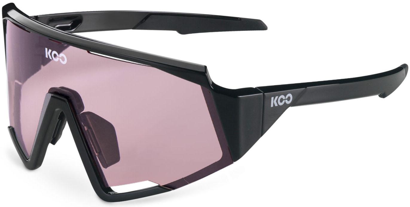 Koo  Spectro Black Sunglasses (photochromic Pink Lens) - Black Photochromic