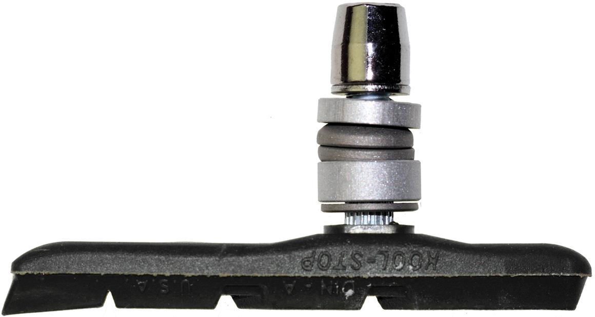 Kool Stop Thinline Threaded Pair Of V-brake Blocks - Black