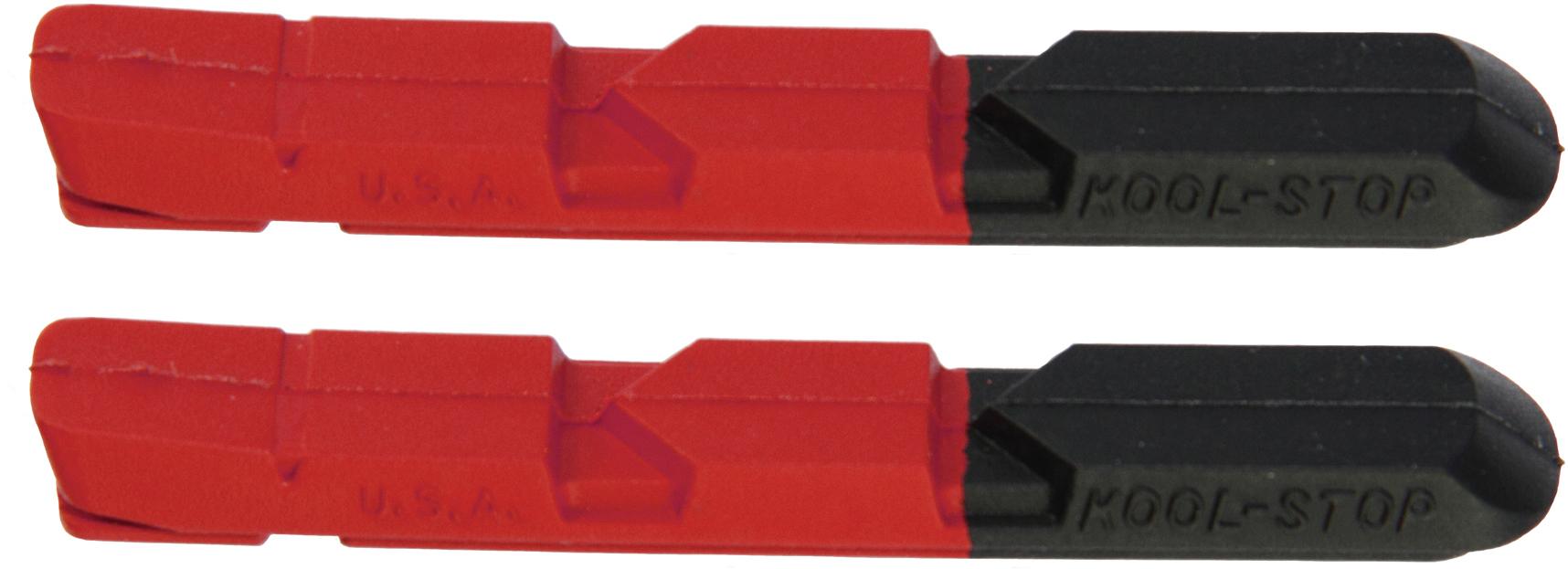 Kool Stop V-brake Dual Compound Pair Of Inserts - Black
