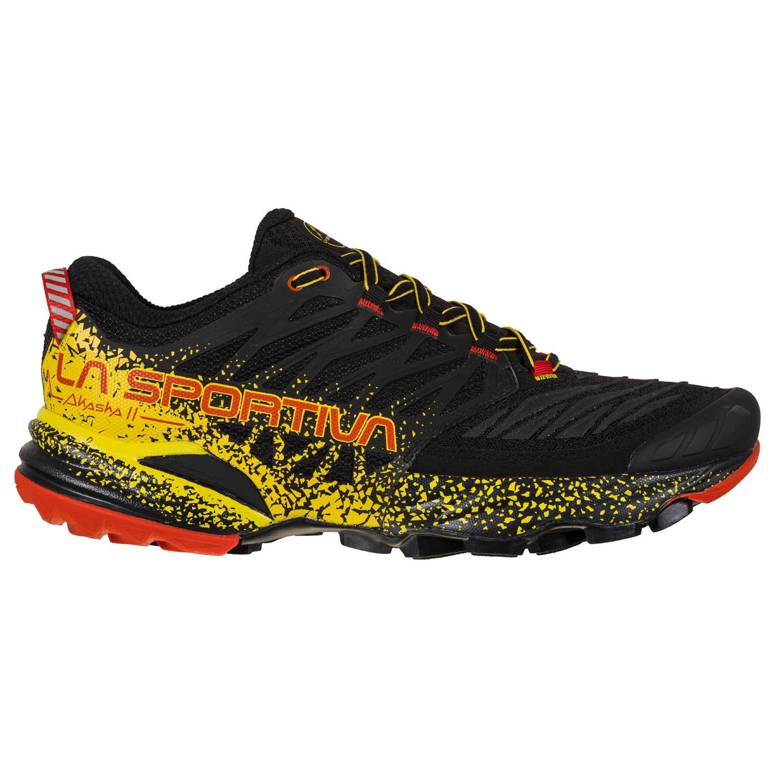 La Sportiva Akasha Ii Trail Running Shoes - Black/yellow