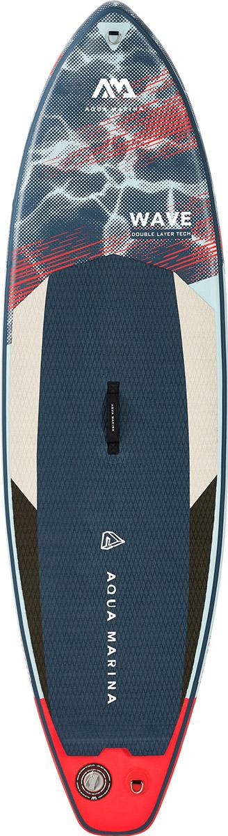 Aqua Marina Wave Sup 88 Paddle Board Package - Navy/red