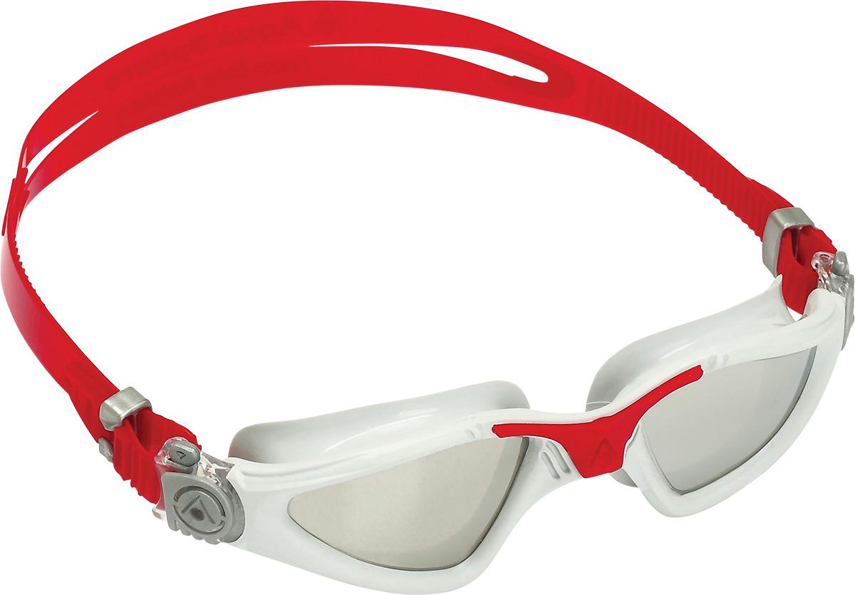 Aqua Sphere Kayenne Goggle (mirrored Lens) - Silver/red