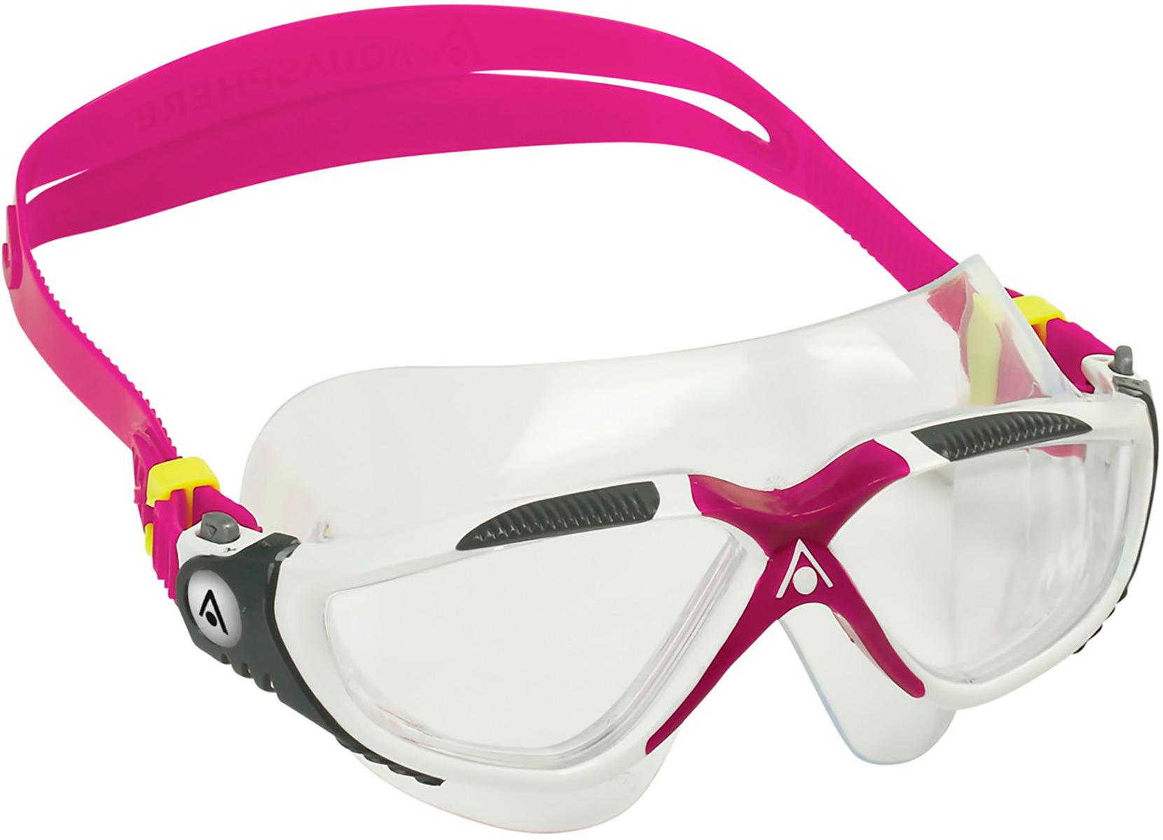Aqua Sphere Vista Goggles Clear Lens - White/raspberry/clear