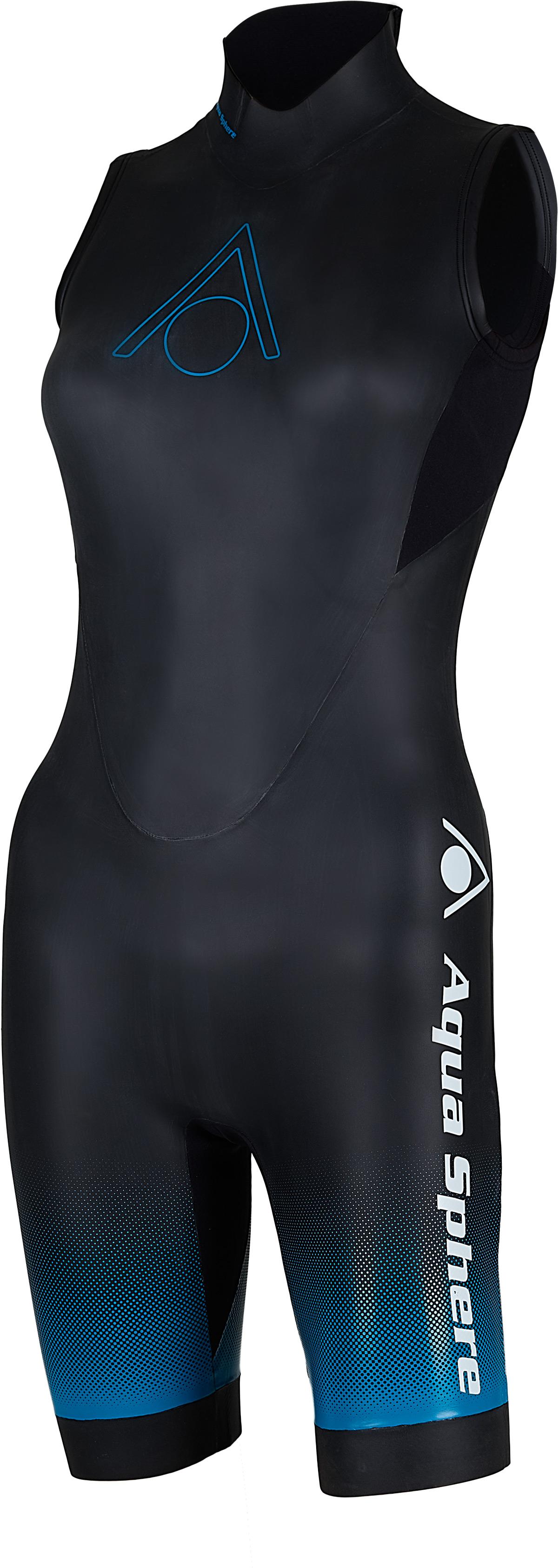 Aqua Sphere Womens Aquaskin Shorty V3 Wetsuit - Black
