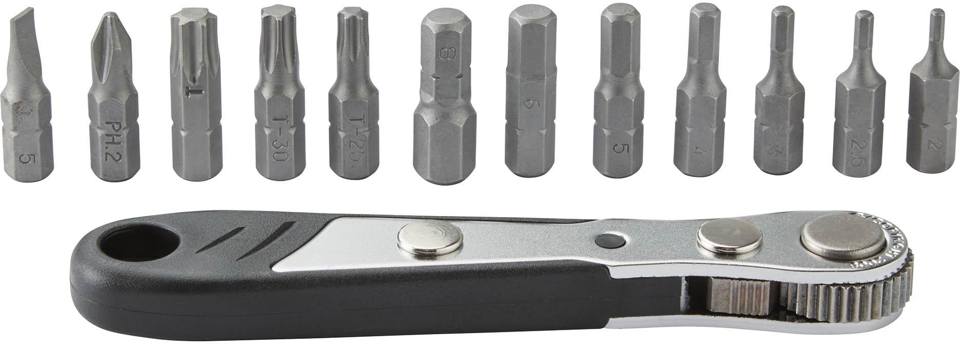 Lifeline Pro Ratchet Wrench Tool Set - Silver / Black