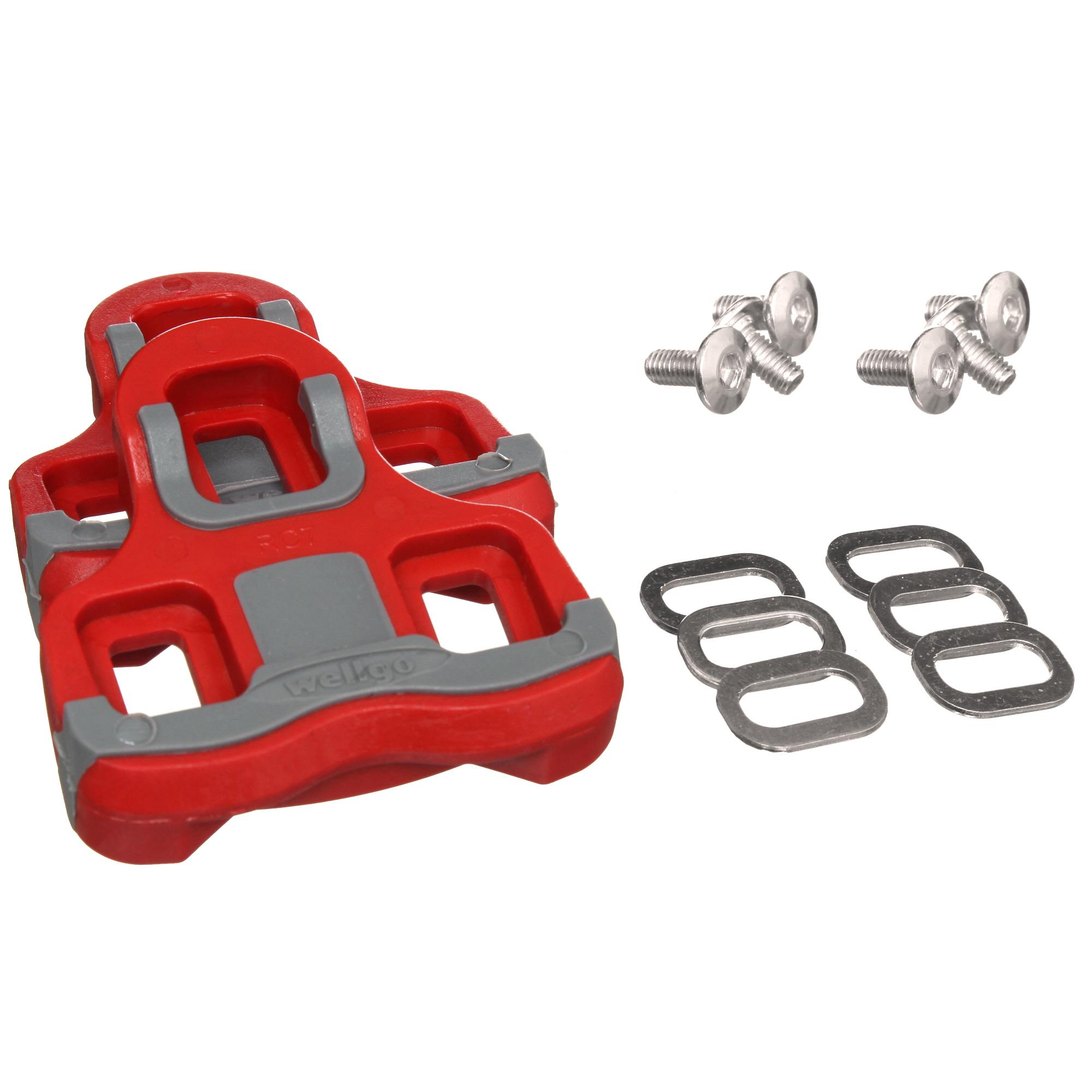 Lifeline Road Pedal Cleats - Look Keo Compatible - Red