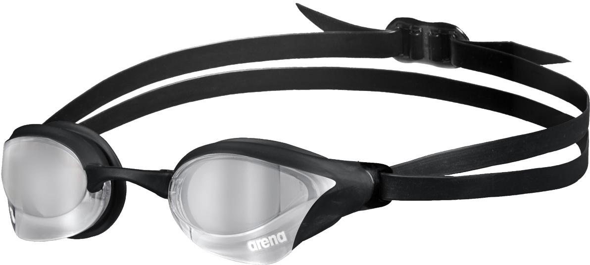 Arena Cobra Core Swipe Mirror Goggles - Silver/black/black