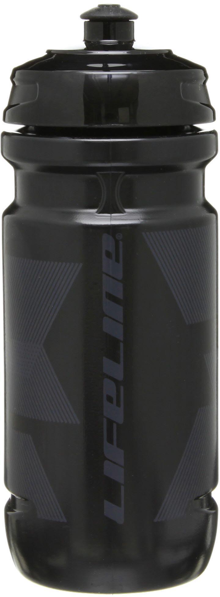 Lifeline Water Bottle 600ml - Black/black