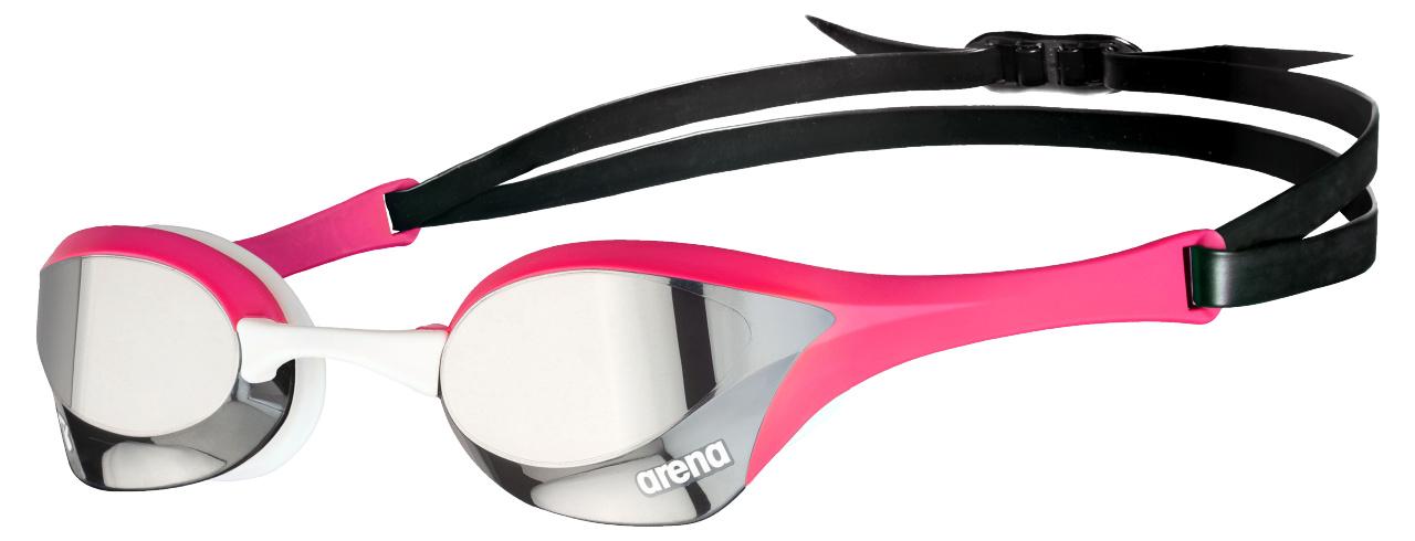 Arena Cobra Ultra Swipe Swim Mirror Goggles - Silver Pink