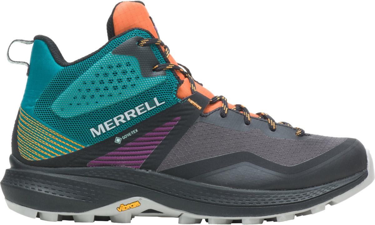 Merrell Womens Mqm 3 Mid Gore-tex Fast Hike Boots - Tangerine/teal