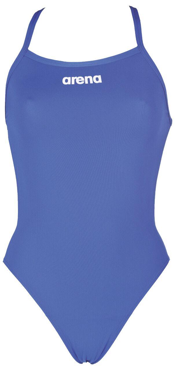 Arena Solid Swim Tech Swimsuit - Royal White
