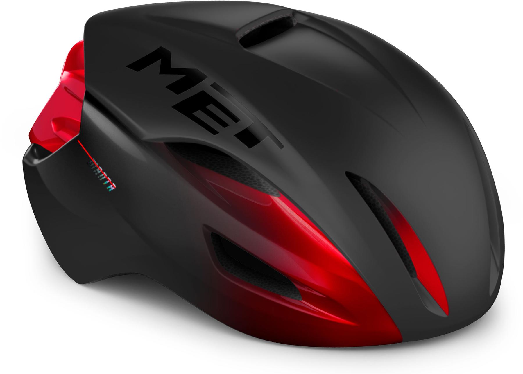 Met Manta (mips) Road Helmet - Black/red