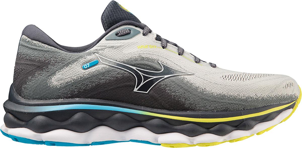 Mizuno Wave Sky 7 Running Shoes - Pearl Blue/white/bolt 2 (neon)