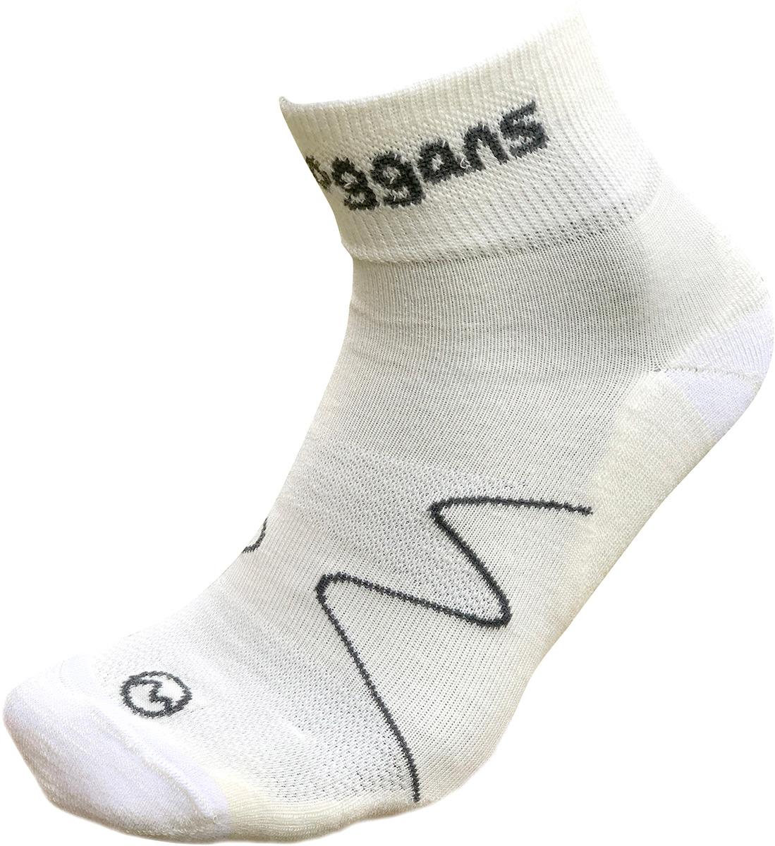 Moggans Merino Ankle Socks - White