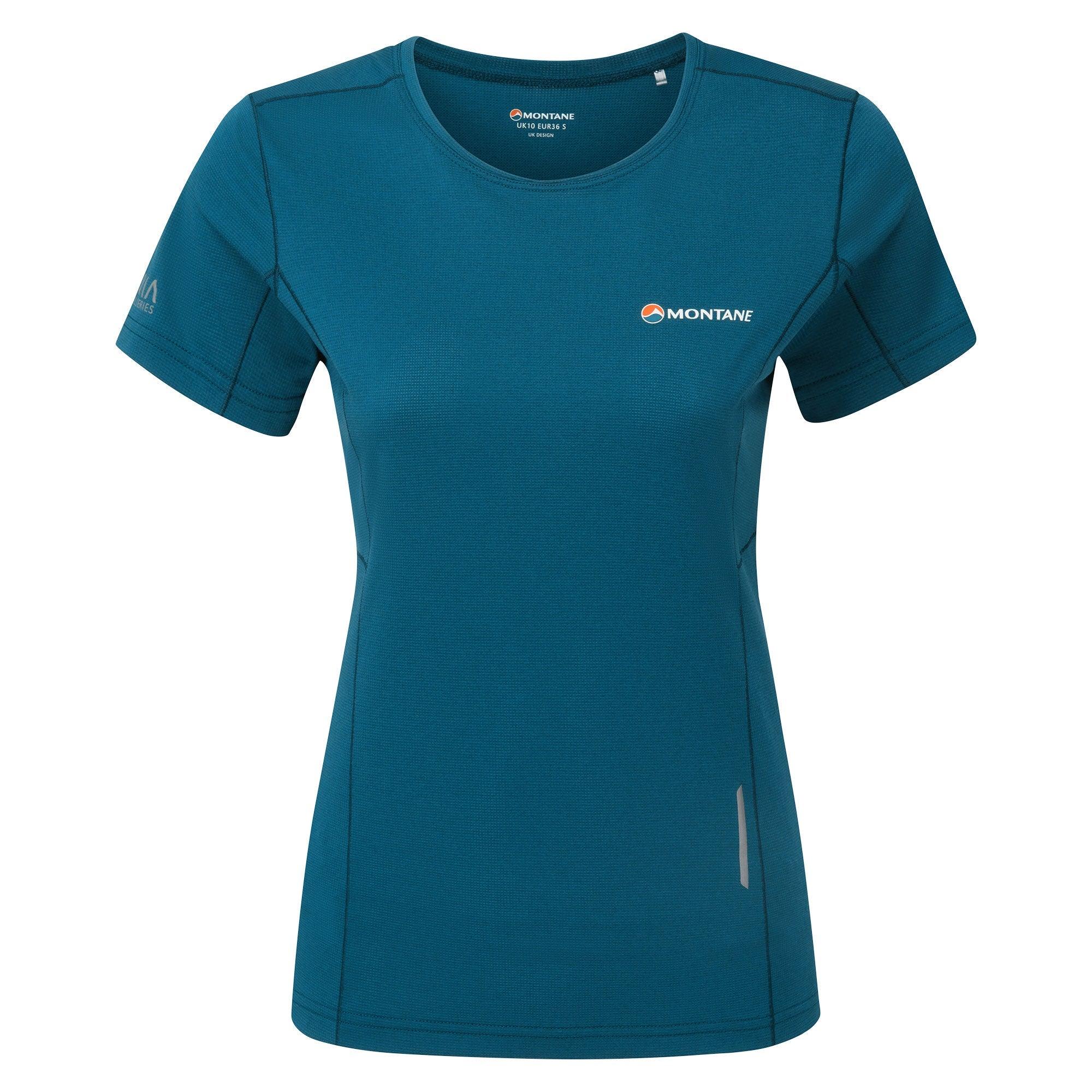 Montane Womens Blade T-shirt - Narwhal Blue