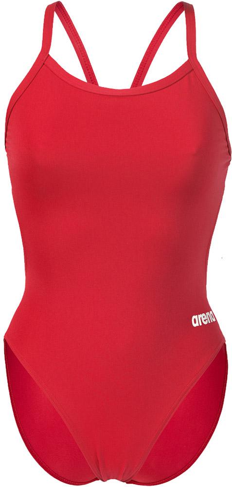 Arena Womens Team Swimsuit Challenge Solid Swimsuit - Red/white