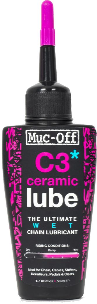 Muc-off C3 Wet Ceramic Lube 50ml - Transparent