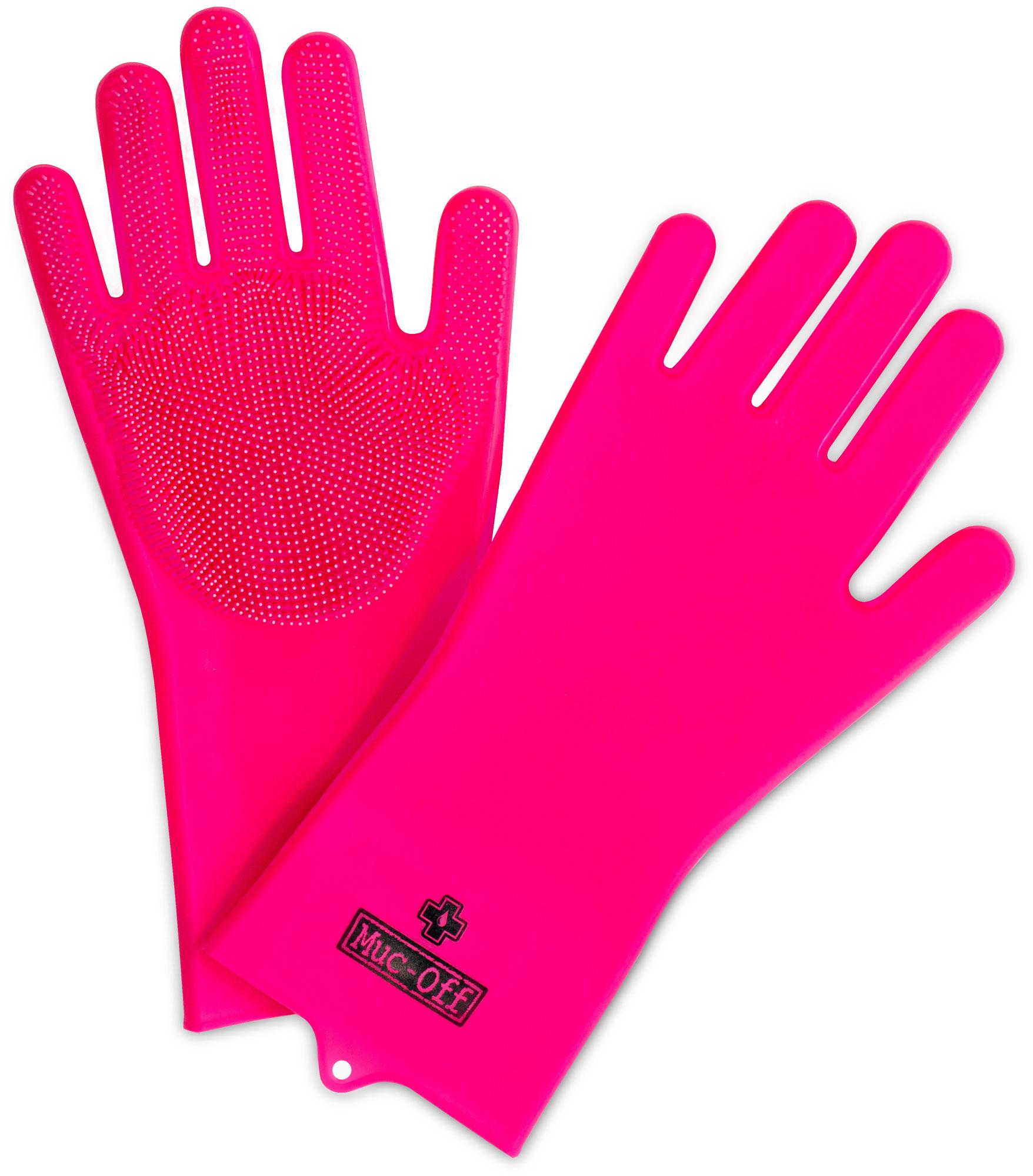 Muc-off Deep Scrubber Gloves - Pink