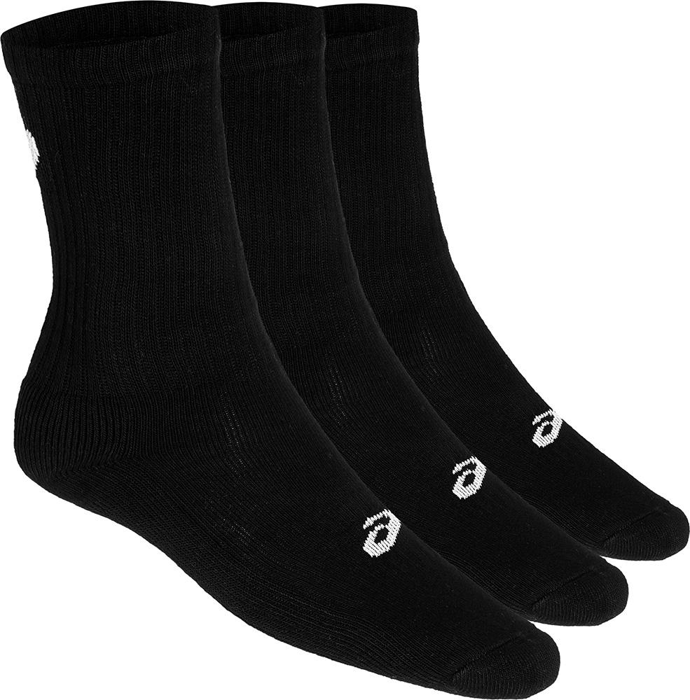 Asics 3ppk Crew Socks - Black