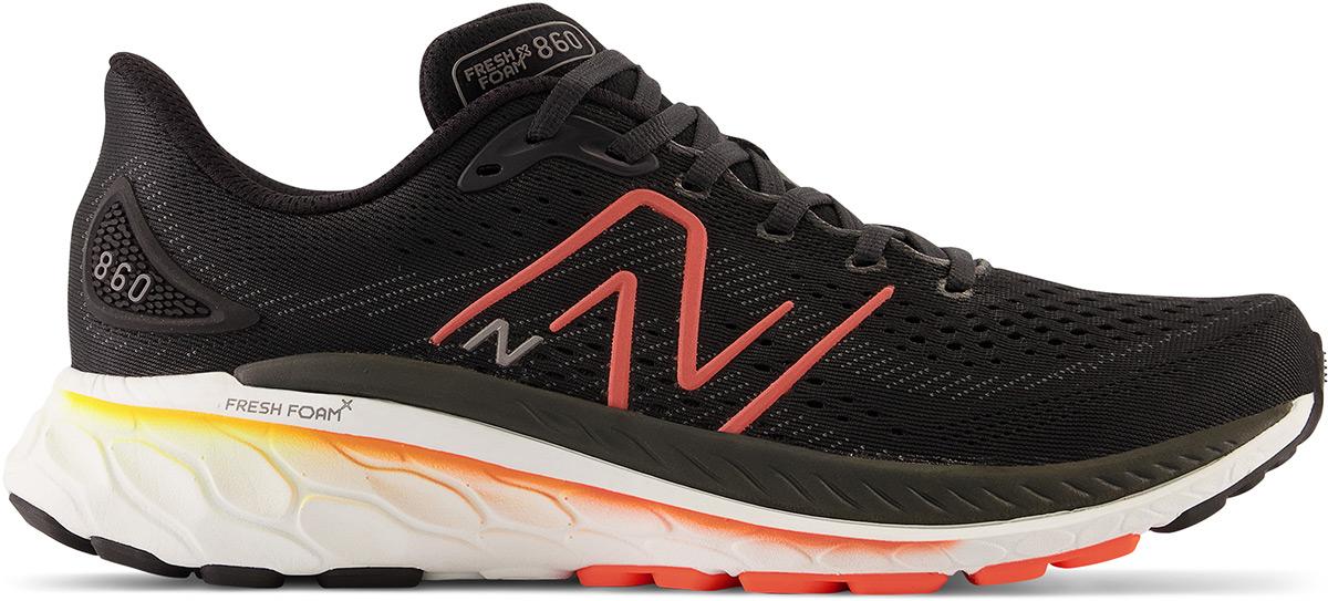 New Balance 860 V13 Wide Running Shoes - Black