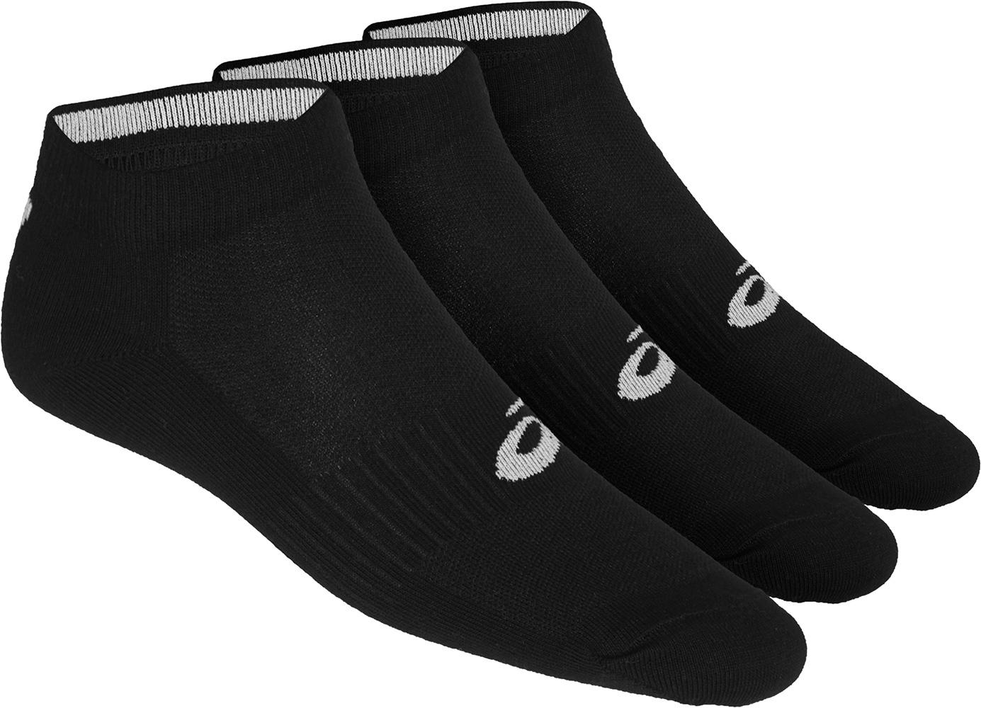 Asics 3ppk Ped Socks - Black