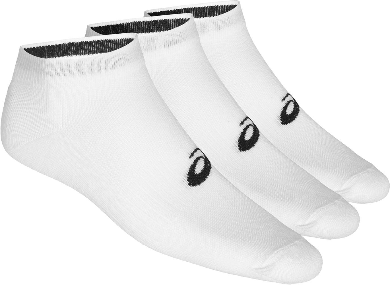 Asics 3ppk Ped Socks - White