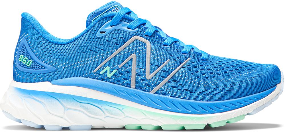 New Balance Womens 860 V13 Wide Running Shoes - Blue