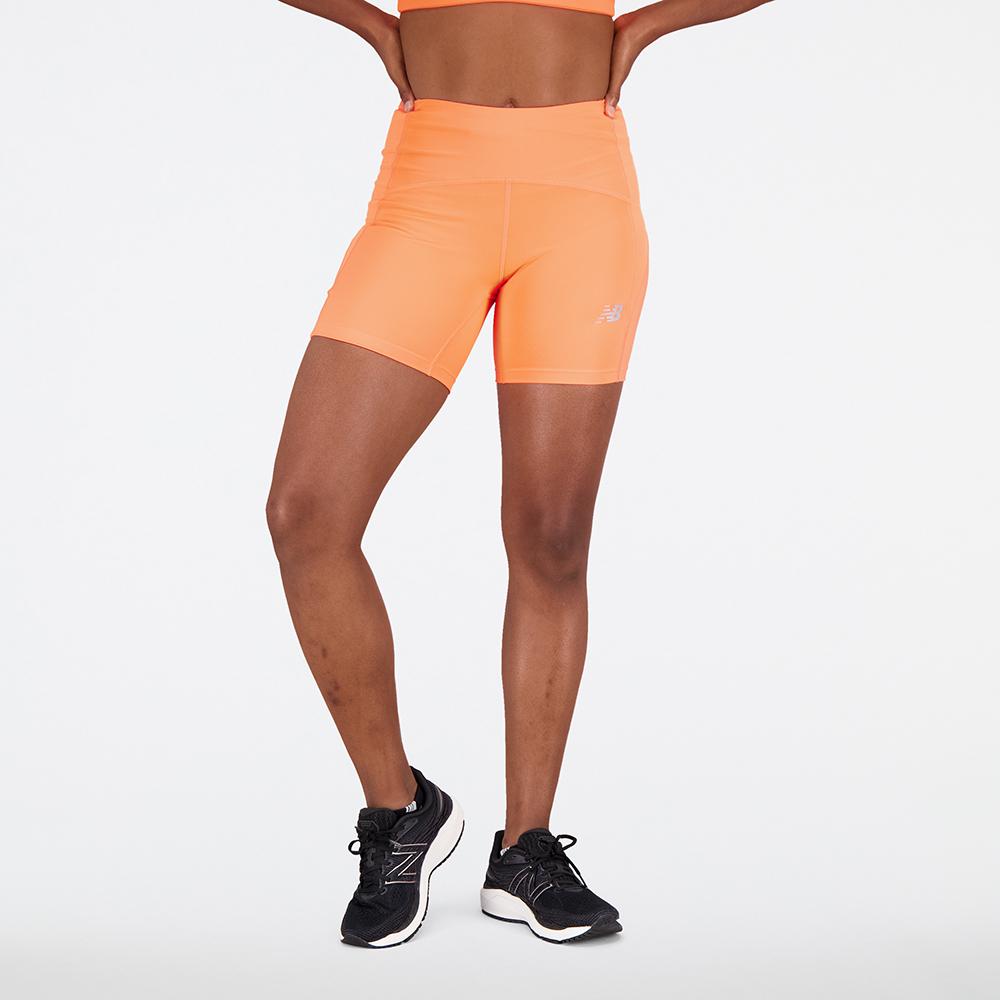 New Balance Womens Impact Fitted Shorts - Neon Dragonfly