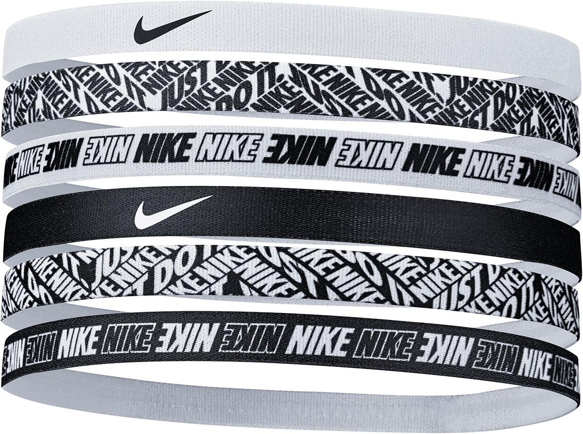 Nike Headbands 6 Pack Printed - White/white/white