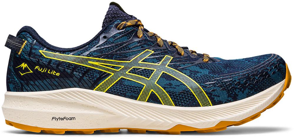 Asics Fuji Lite 3 Trail Shoes - Ink Teal/golden Yellow