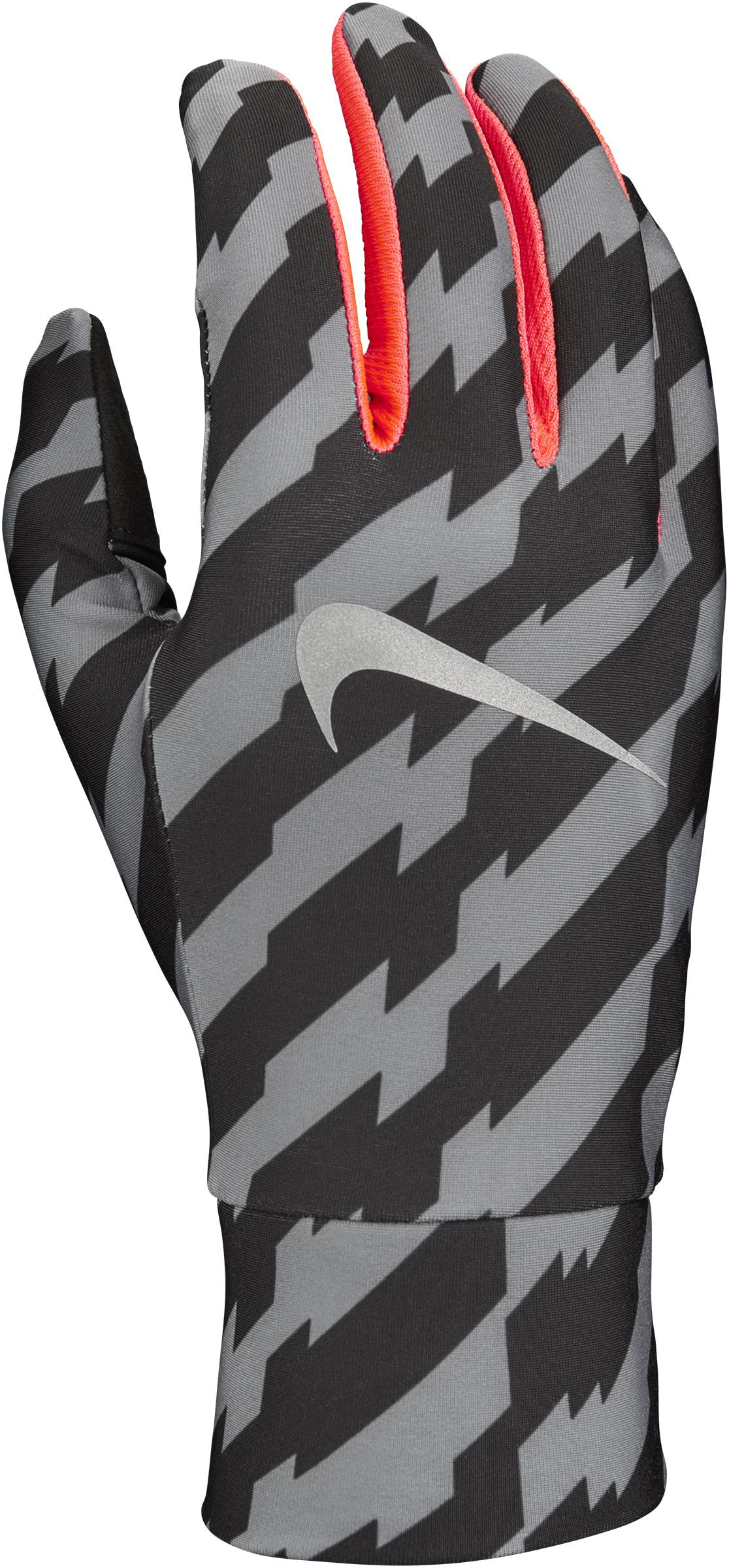 Nike Lightweight Tech Running Gloves - Black/bright Crimson/silver