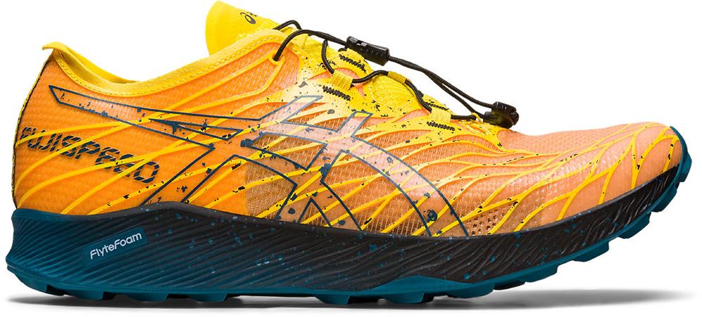 Asics Fuji Speed Trail Shoes - Golden Yellow/ink Teal