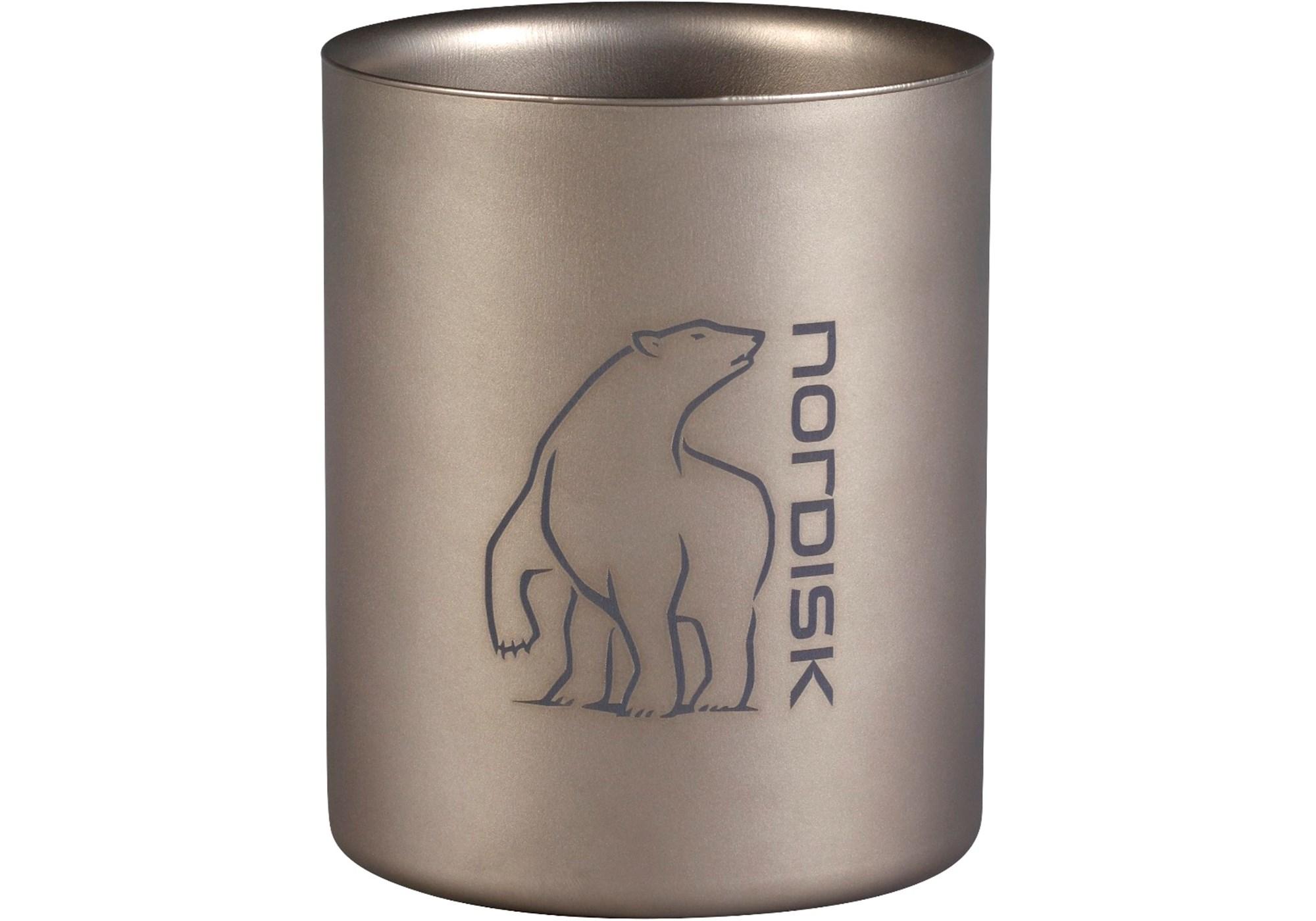 Nordisk Titanium Double Walled Mug (450ml) - Silver