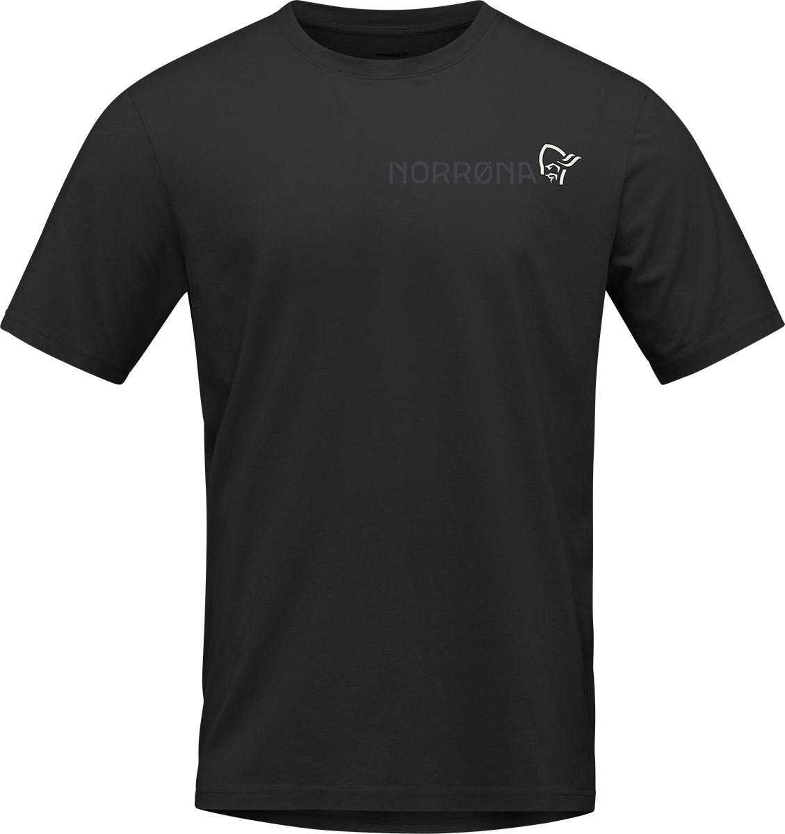 Norrna /29 Cotton Duotone T-shirt - Caviar