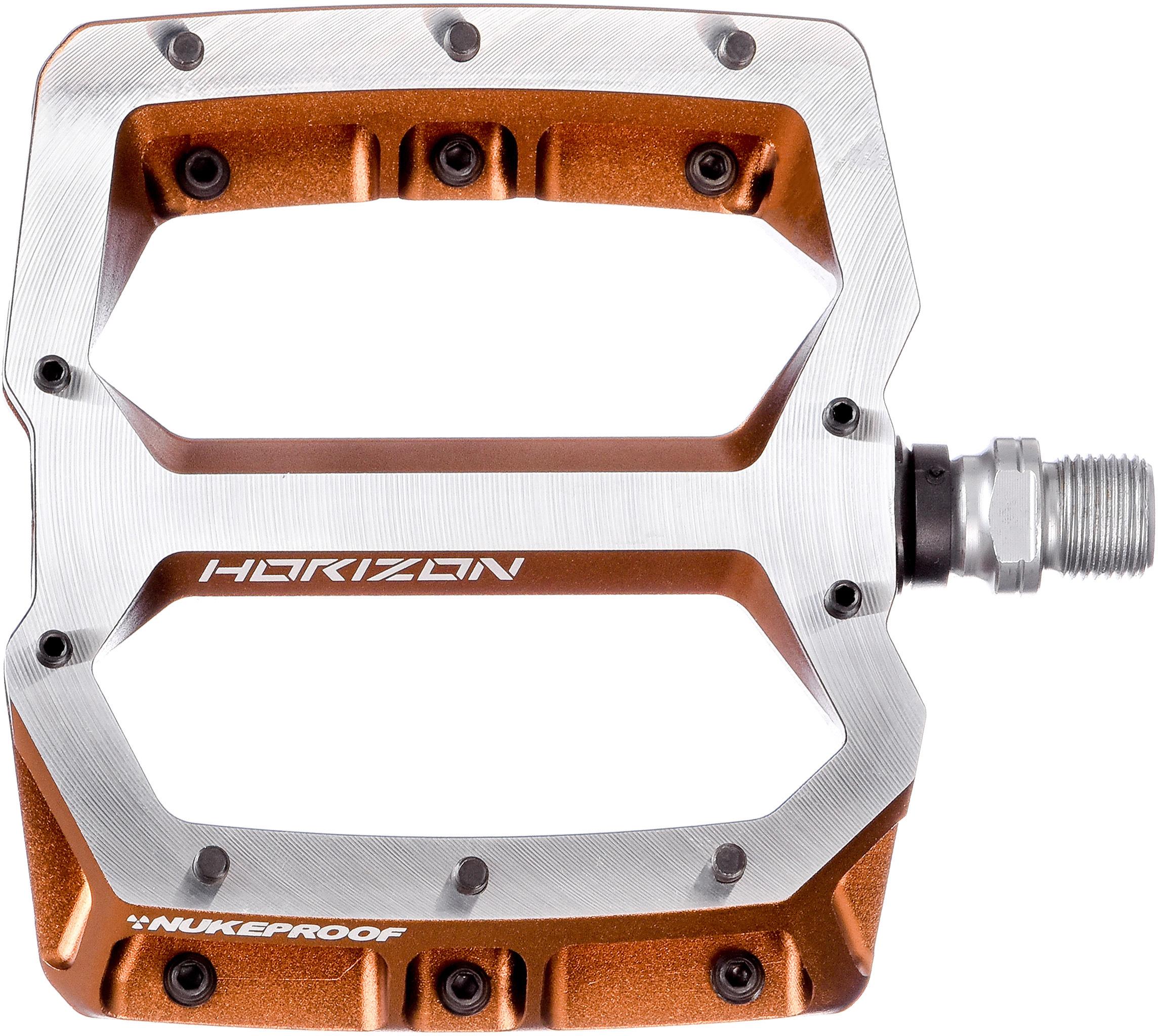 Nukeproof Horizon Pro Downhill Flat Pedals - Copper