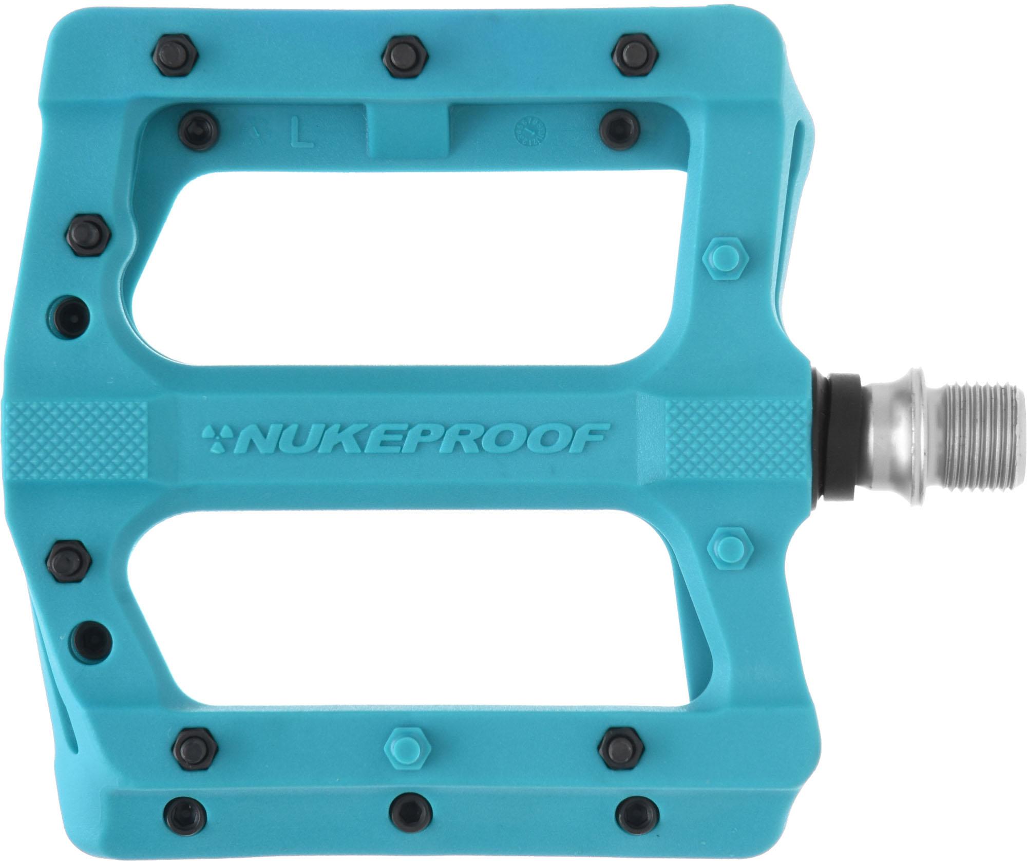 Nukeproof Neutron Evo (electron Evo) Flat Pedals - Turquoise