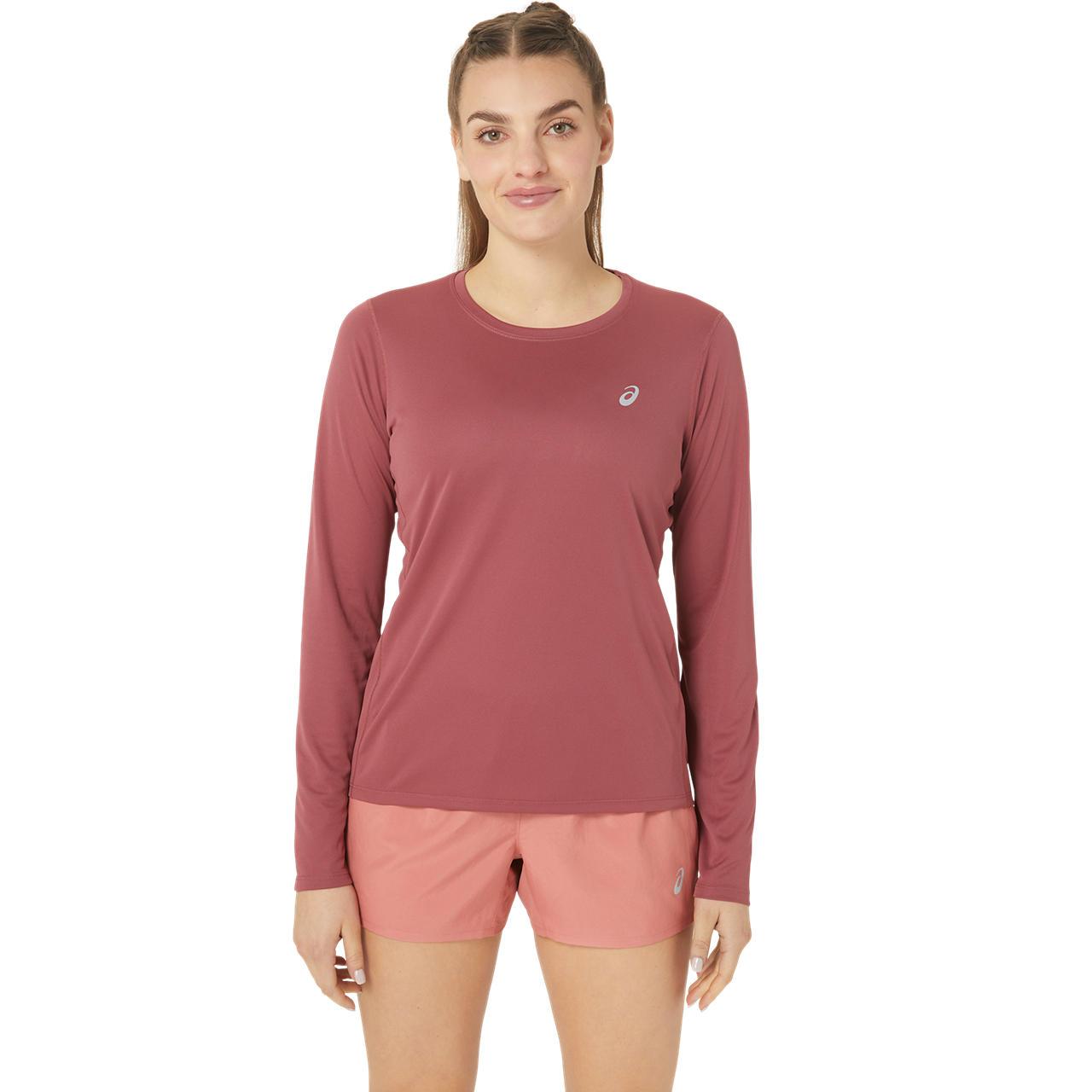 Asics Womens Core Long Sleeve Top - Brisket Red